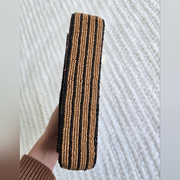 Anthropologie The Fiona Beaded Bag Dachshund Weiner Dog Rare Limited Handbag NEW - Picture 7 of 13